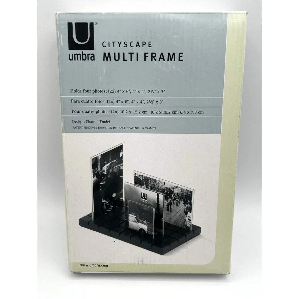 Umbra Cityscape Multi Photo Frame $ Pictures Chantal Trudel  2x 4x6, 4x4, 2.5x3